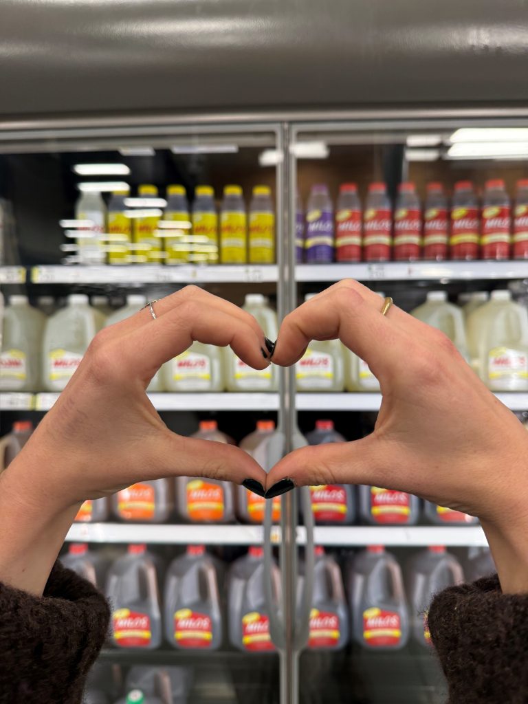 Milo's in a grocery store